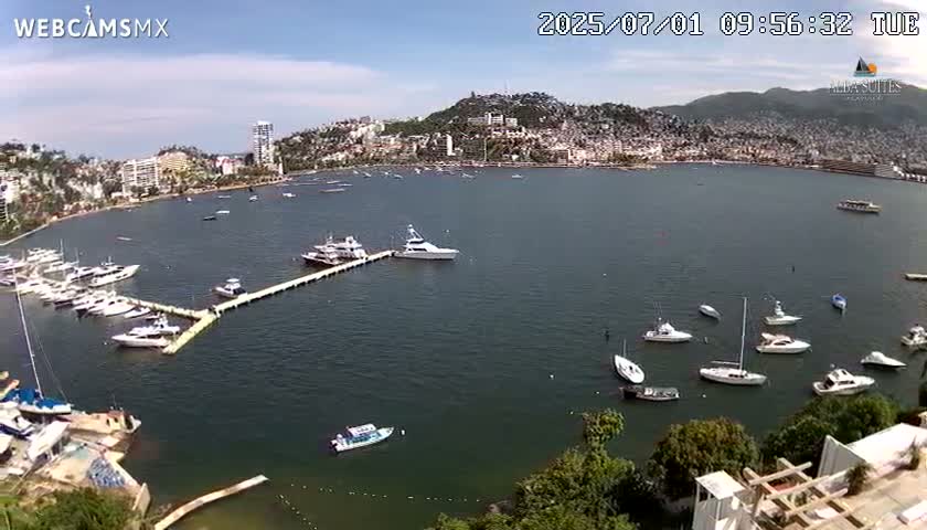 Acapulco City & Bahia de Acapulco Bay Live Cam - Acapulco de Juarez, Guerrero, Mexico
