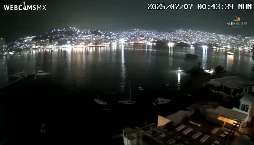 Acapulco City & Bahia de Acapulco Bay Live Cam - Acapulco de Juarez, Guerrero, Mexico