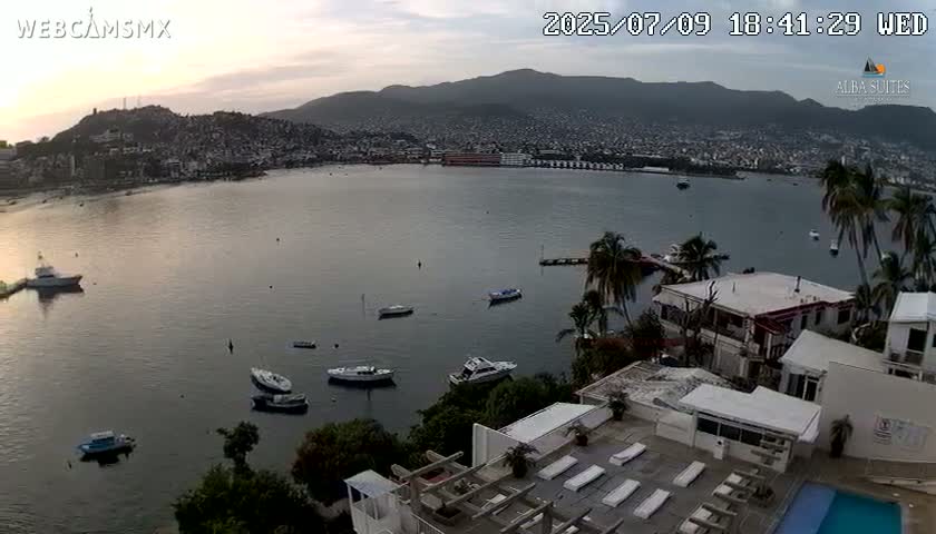 Acapulco City & Bahia de Acapulco Bay Live Cam - Acapulco de Juarez, Guerrero, Mexico