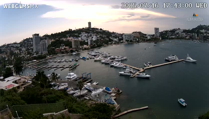 Acapulco City & Bahia de Acapulco Bay Live Cam - Acapulco de Juarez, Guerrero, Mexico
