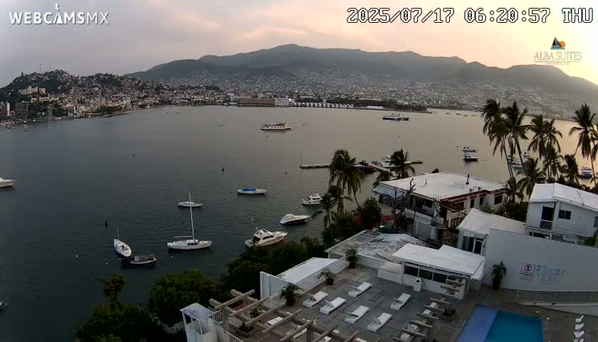 Acapulco City & Bahia de Acapulco Bay Live Cam - Acapulco de Juarez, Guerrero, Mexico