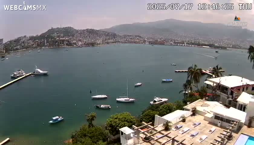 Acapulco City & Bahia de Acapulco Bay Live Cam - Acapulco de Juarez, Guerrero, Mexico