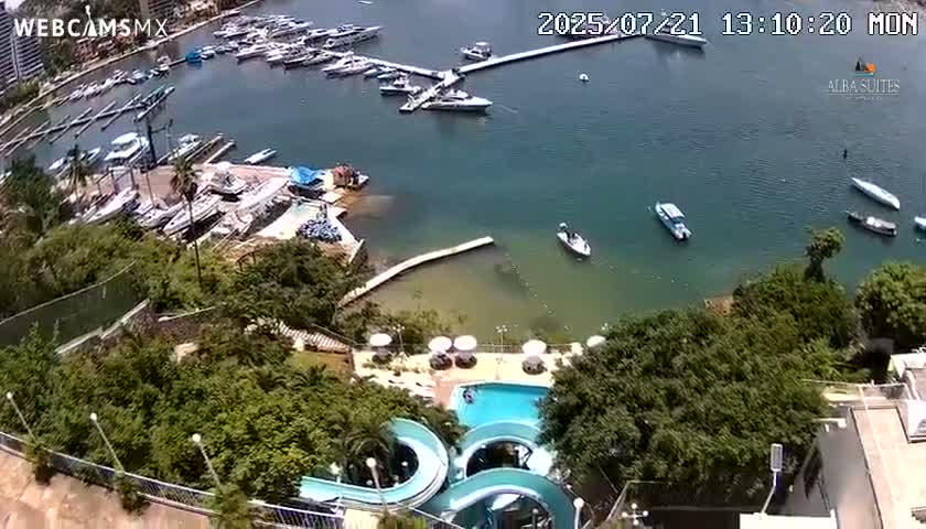 Acapulco City & Bahia de Acapulco Bay Live Cam - Acapulco de Juarez, Guerrero, Mexico