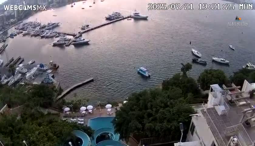 Acapulco City & Bahia de Acapulco Bay Live Cam - Acapulco de Juarez, Guerrero, Mexico