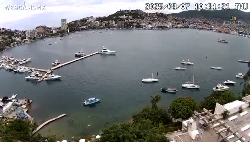 Acapulco City & Bahia de Acapulco Bay Live Cam - Acapulco de Juarez, Guerrero, Mexico