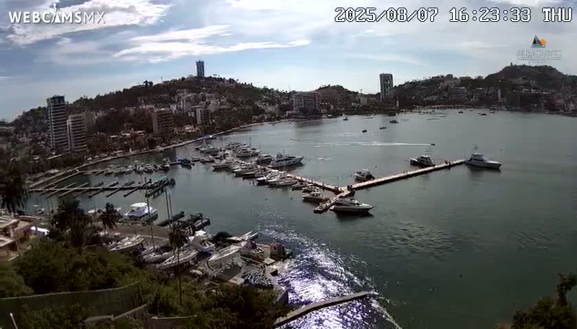 Acapulco City & Bahia de Acapulco Bay Live Cam - Acapulco de Juarez, Guerrero, Mexico