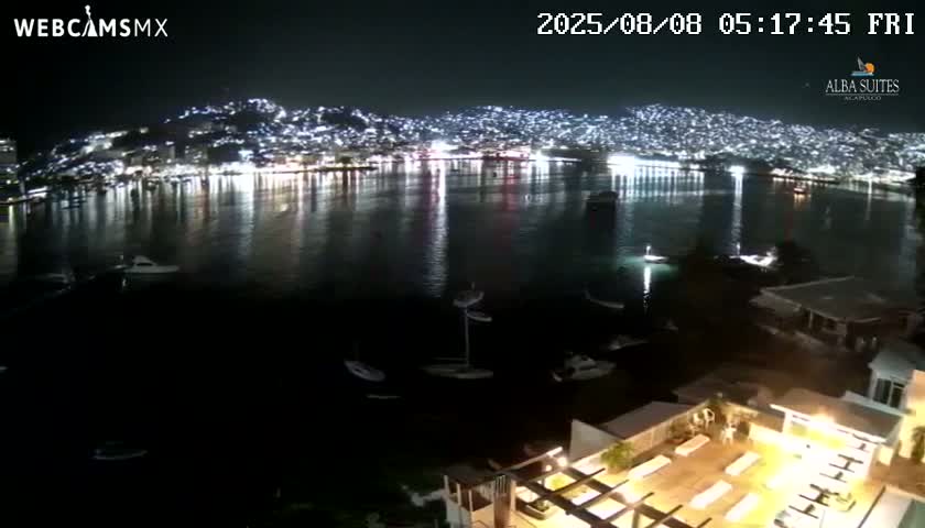 Acapulco City & Bahia de Acapulco Bay Live Cam - Acapulco de Juarez, Guerrero, Mexico
