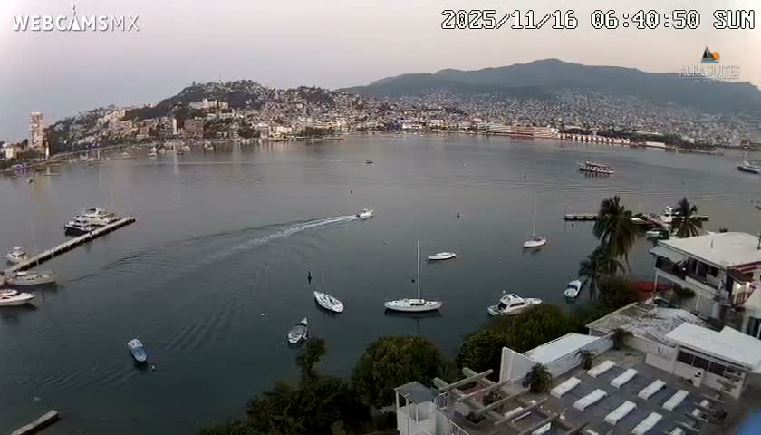 Acapulco City & Bahia de Acapulco Bay Live Cam - Acapulco de Juarez, Guerrero, Mexico
