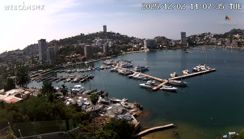 Acapulco City & Bahia de Acapulco Bay Live Cam - Acapulco de Juarez, Guerrero, Mexico