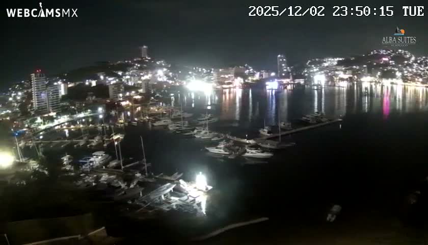 Acapulco City & Bahia de Acapulco Bay Live Cam - Acapulco de Juarez, Guerrero, Mexico