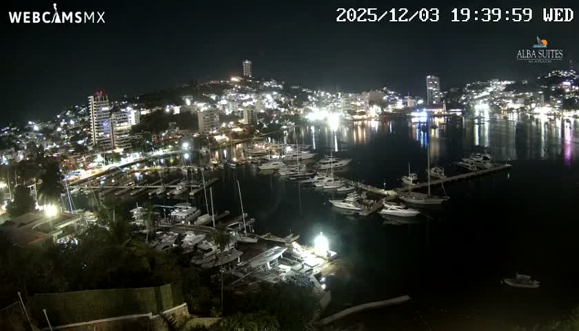 Acapulco City & Bahia de Acapulco Bay Live Cam - Acapulco de Juarez, Guerrero, Mexico