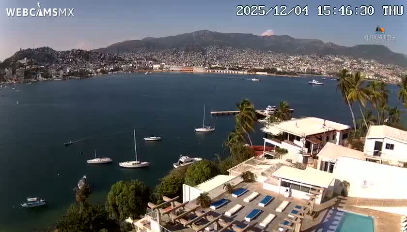 Acapulco City & Bahia de Acapulco Bay Live Cam - Acapulco de Juarez, Guerrero, Mexico
