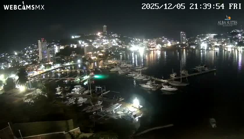 Acapulco City & Bahia de Acapulco Bay Live Cam - Acapulco de Juarez, Guerrero, Mexico