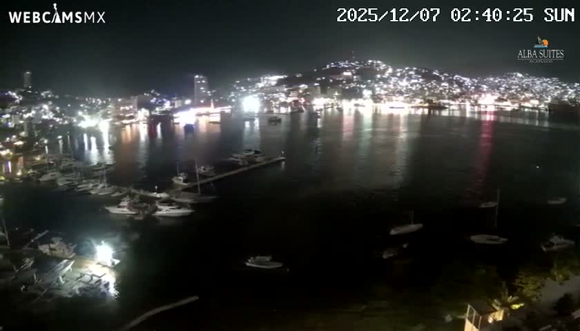 Acapulco City & Bahia de Acapulco Bay Live Cam - Acapulco de Juarez, Guerrero, Mexico