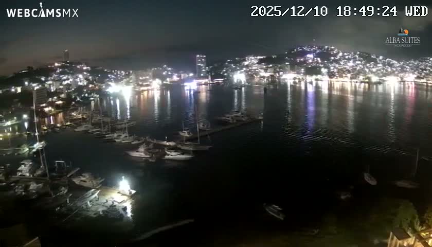 Acapulco City & Bahia de Acapulco Bay Live Cam - Acapulco de Juarez, Guerrero, Mexico