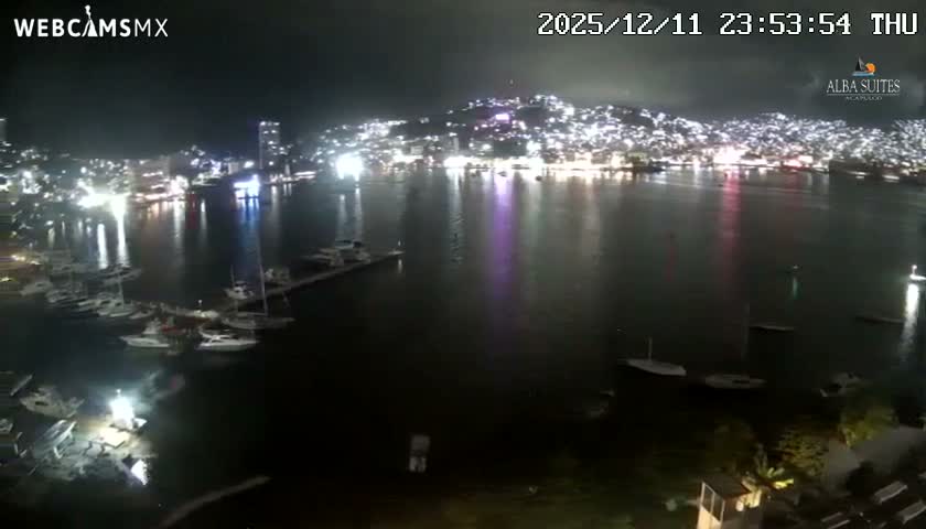 Acapulco City & Bahia de Acapulco Bay Live Cam - Acapulco de Juarez, Guerrero, Mexico
