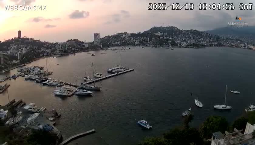 Acapulco City & Bahia de Acapulco Bay Live Cam - Acapulco de Juarez, Guerrero, Mexico
