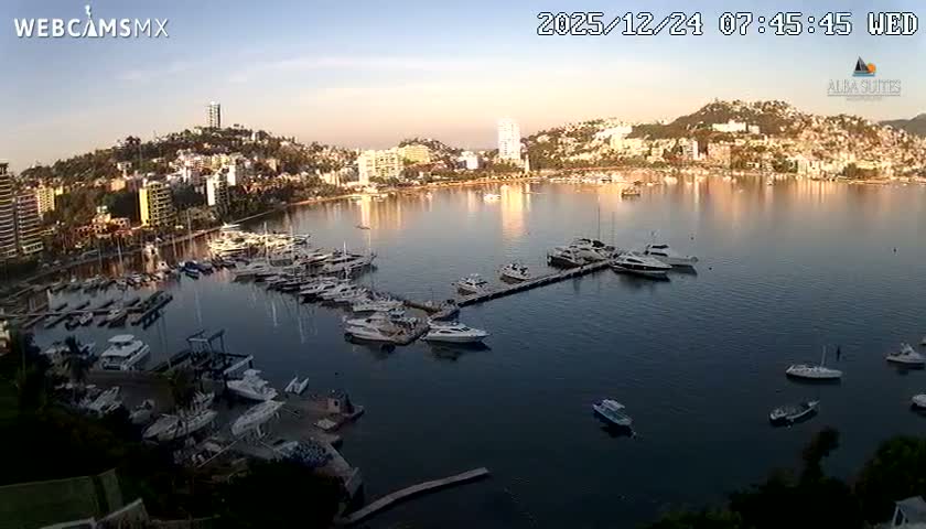 Acapulco City & Bahia de Acapulco Bay Live Cam - Acapulco de Juarez, Guerrero, Mexico