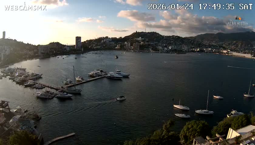 Acapulco City & Bahia de Acapulco Bay Live Cam - Acapulco de Juarez, Guerrero, Mexico