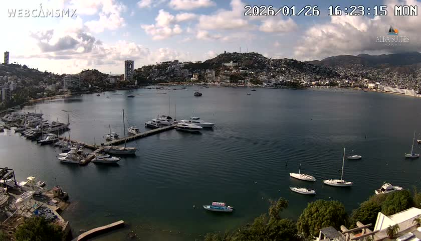 Acapulco City & Bahia de Acapulco Bay Live Cam - Acapulco de Juarez, Guerrero, Mexico