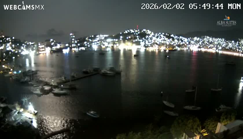 Acapulco City & Bahia de Acapulco Bay Live Cam - Acapulco de Juarez, Guerrero, Mexico