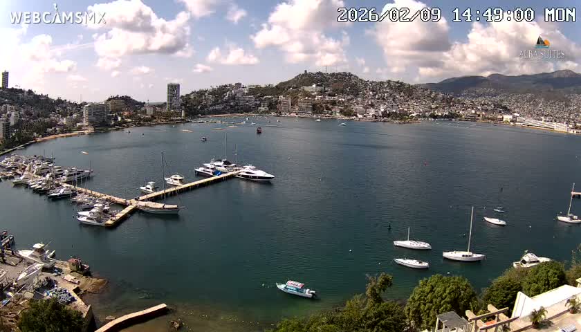Acapulco City & Bahia de Acapulco Bay Live Cam - Acapulco de Juarez, Guerrero, Mexico