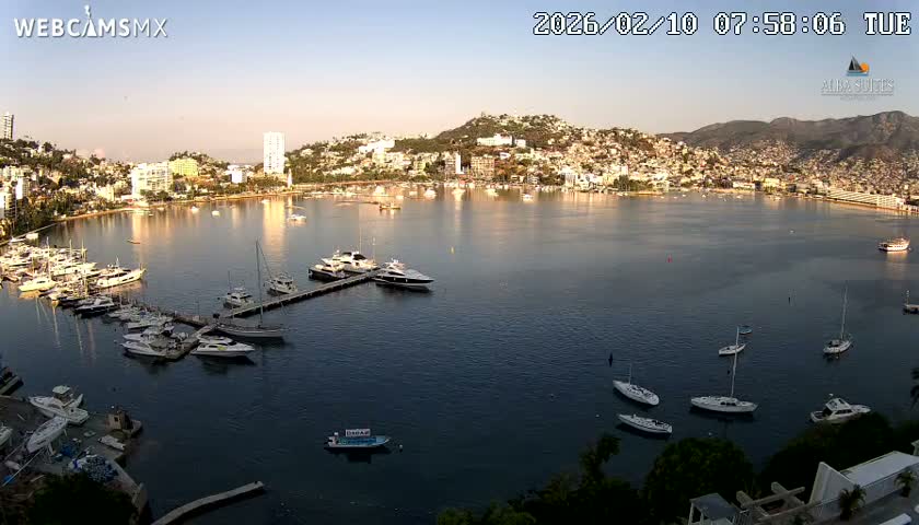 Acapulco City & Bahia de Acapulco Bay Live Cam - Acapulco de Juarez, Guerrero, Mexico