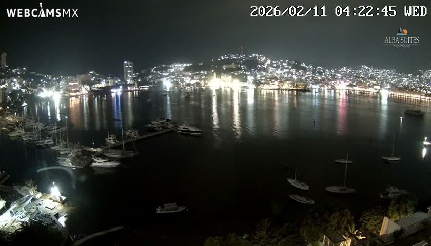 Acapulco City & Bahia de Acapulco Bay Live Cam - Acapulco de Juarez, Guerrero, Mexico