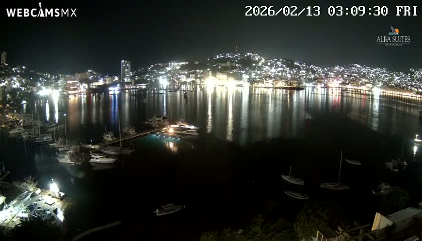 Acapulco City & Bahia de Acapulco Bay Live Cam - Acapulco de Juarez, Guerrero, Mexico