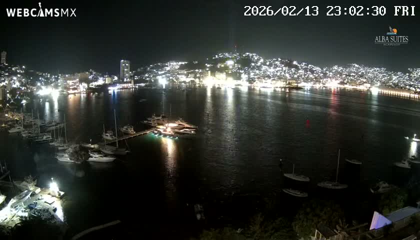 Acapulco City & Bahia de Acapulco Bay Live Cam - Acapulco de Juarez, Guerrero, Mexico