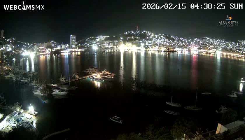 Acapulco City & Bahia de Acapulco Bay Live Cam - Acapulco de Juarez, Guerrero, Mexico