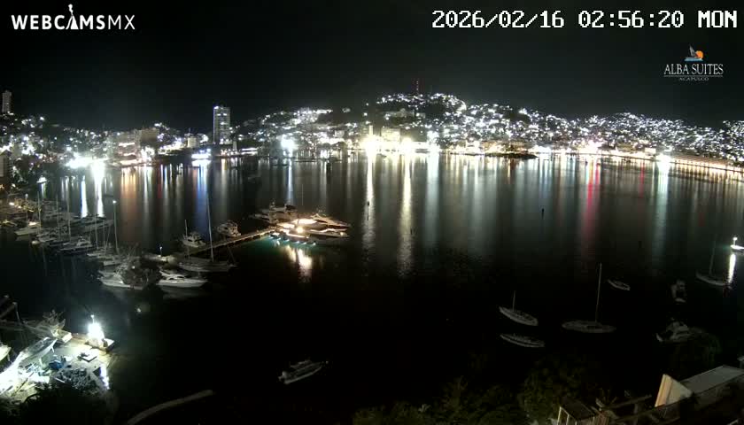 Acapulco City & Bahia de Acapulco Bay Live Cam - Acapulco de Juarez, Guerrero, Mexico