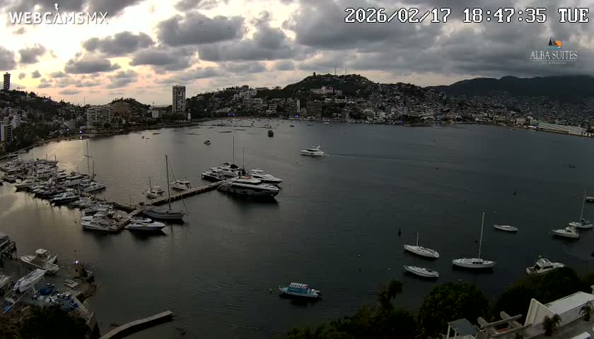 Acapulco City & Bahia de Acapulco Bay Live Cam - Acapulco de Juarez, Guerrero, Mexico