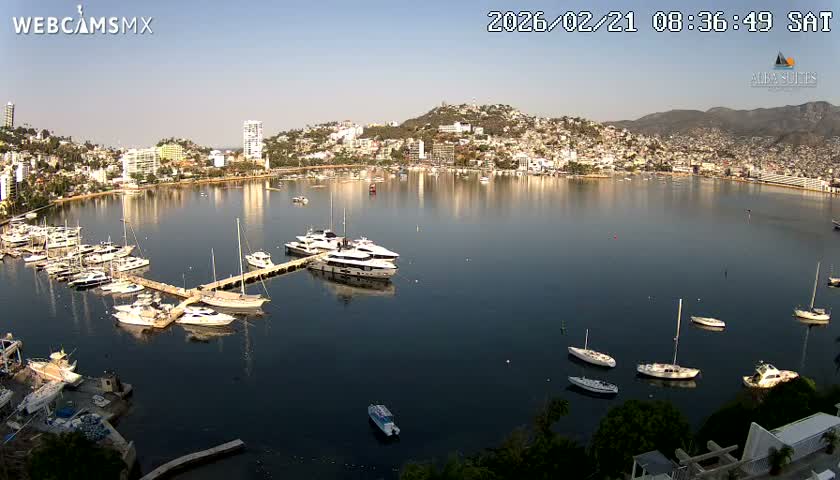 Acapulco City & Bahia de Acapulco Bay Live Cam - Acapulco de Juarez, Guerrero, Mexico