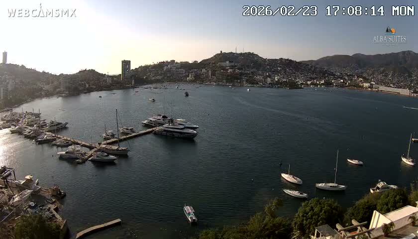 Acapulco City & Bahia de Acapulco Bay Live Cam - Acapulco de Juarez, Guerrero, Mexico