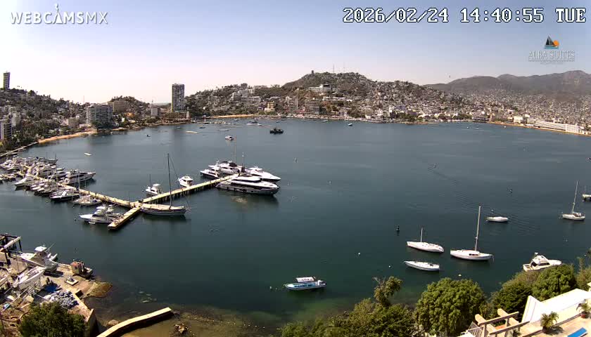 Acapulco City & Bahia de Acapulco Bay Live Cam - Acapulco de Juarez, Guerrero, Mexico