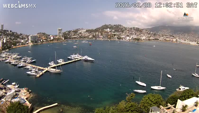 Acapulco City & Bahia de Acapulco Bay Live Cam - Acapulco de Juarez, Guerrero, Mexico