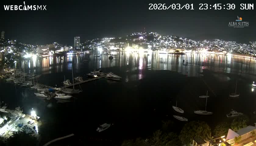 Acapulco City & Bahia de Acapulco Bay Live Cam - Acapulco de Juarez, Guerrero, Mexico