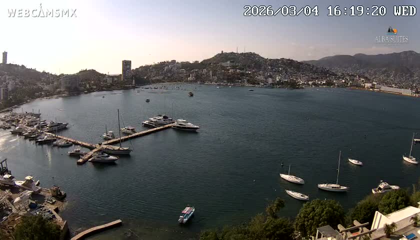 Acapulco City & Bahia de Acapulco Bay Live Cam - Acapulco de Juarez, Guerrero, Mexico