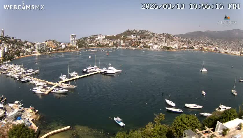 Acapulco City & Bahia de Acapulco Bay Live Cam - Acapulco de Juarez, Guerrero, Mexico