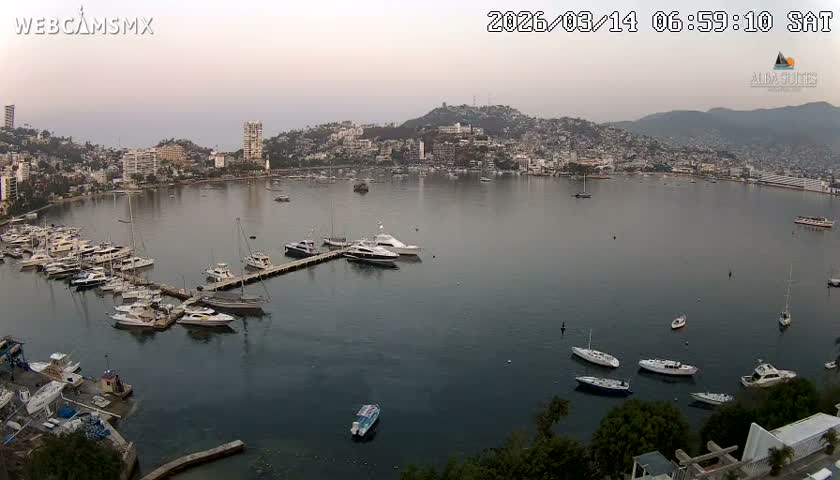 Acapulco City & Bahia de Acapulco Bay Live Cam - Acapulco de Juarez, Guerrero, Mexico