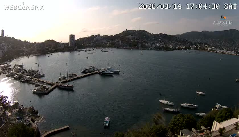 Acapulco City & Bahia de Acapulco Bay Live Cam - Acapulco de Juarez, Guerrero, Mexico