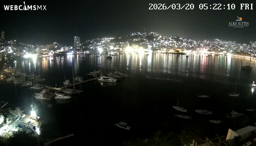 Acapulco City & Bahia de Acapulco Bay Live Cam - Acapulco de Juarez, Guerrero, Mexico