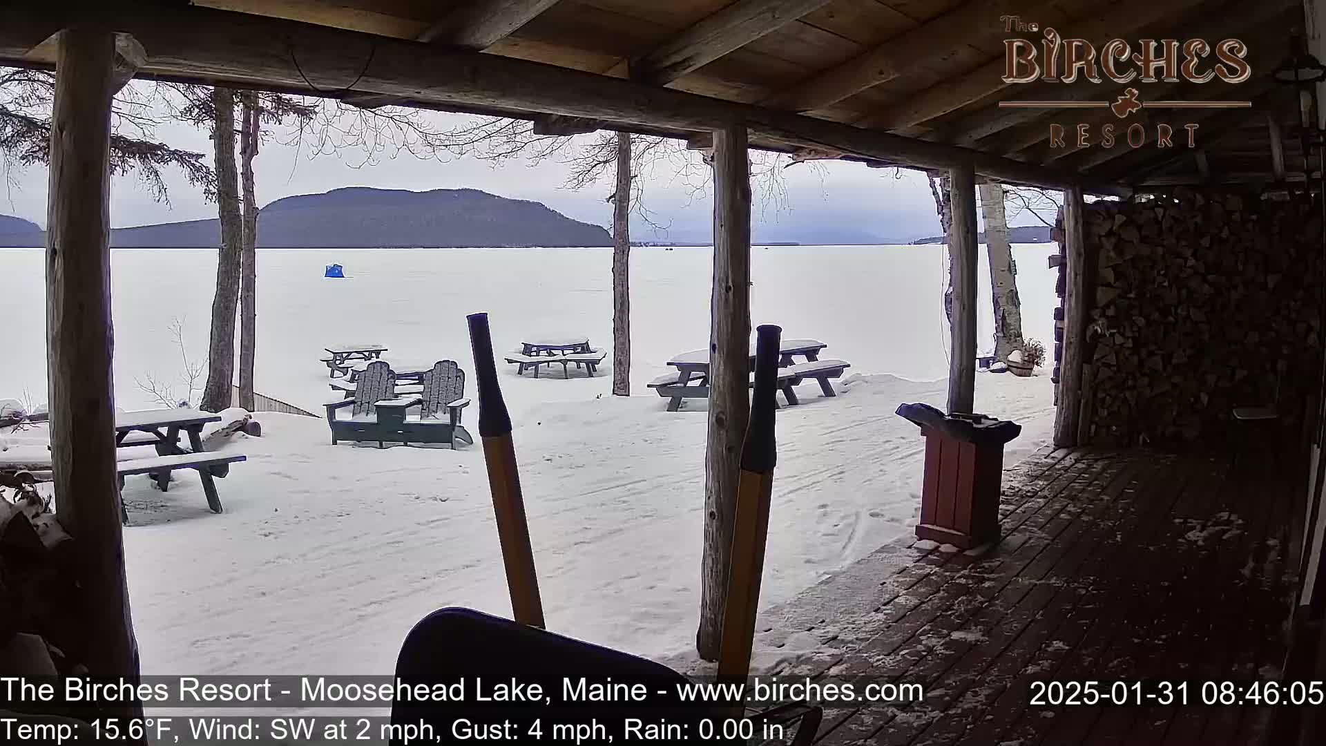 The Birches Resort, Moosehead Lake Live Cam - Rockwood, Maine, USA