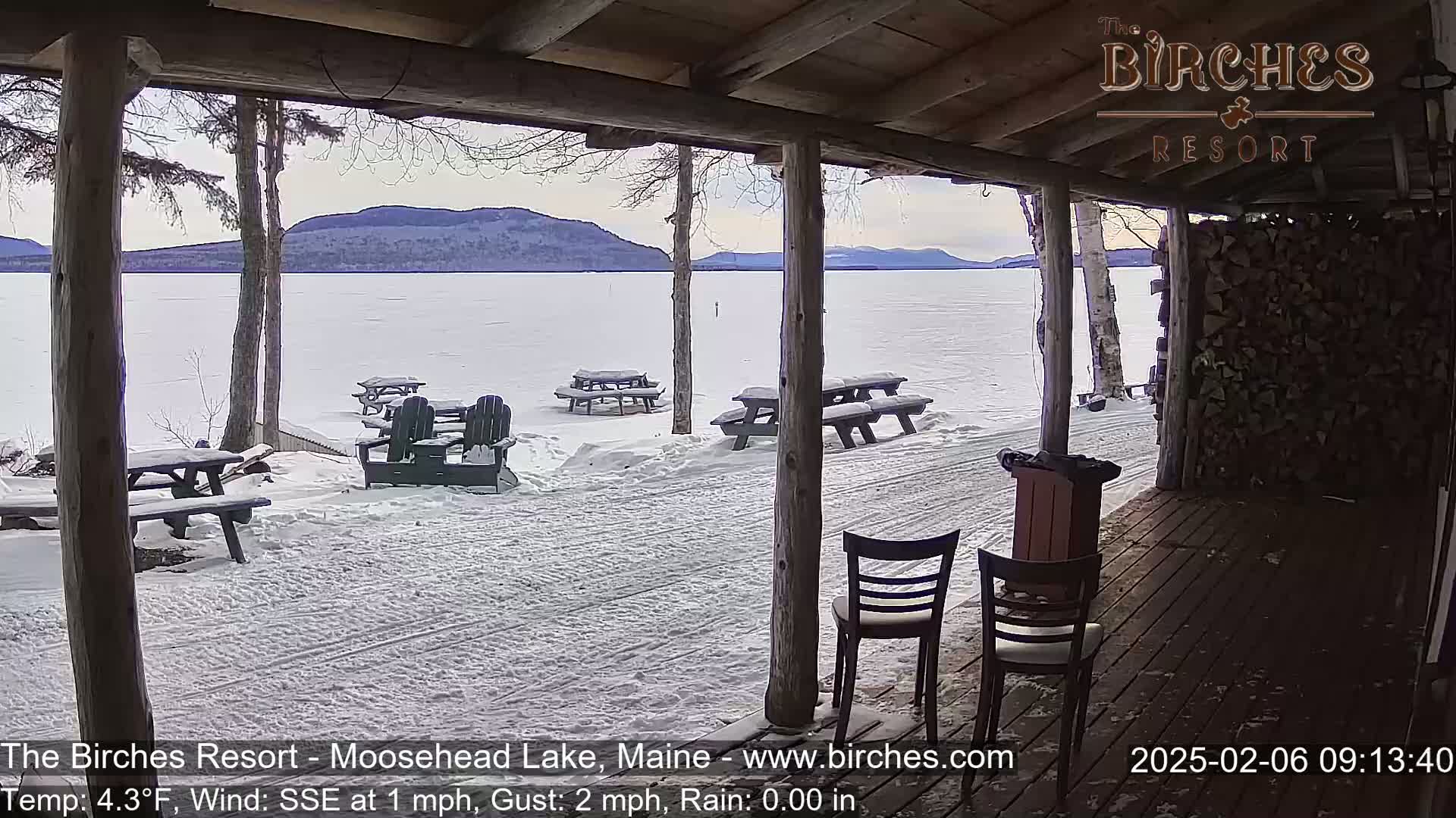 The Birches Resort, Moosehead Lake Live Cam - Rockwood, Maine, USA