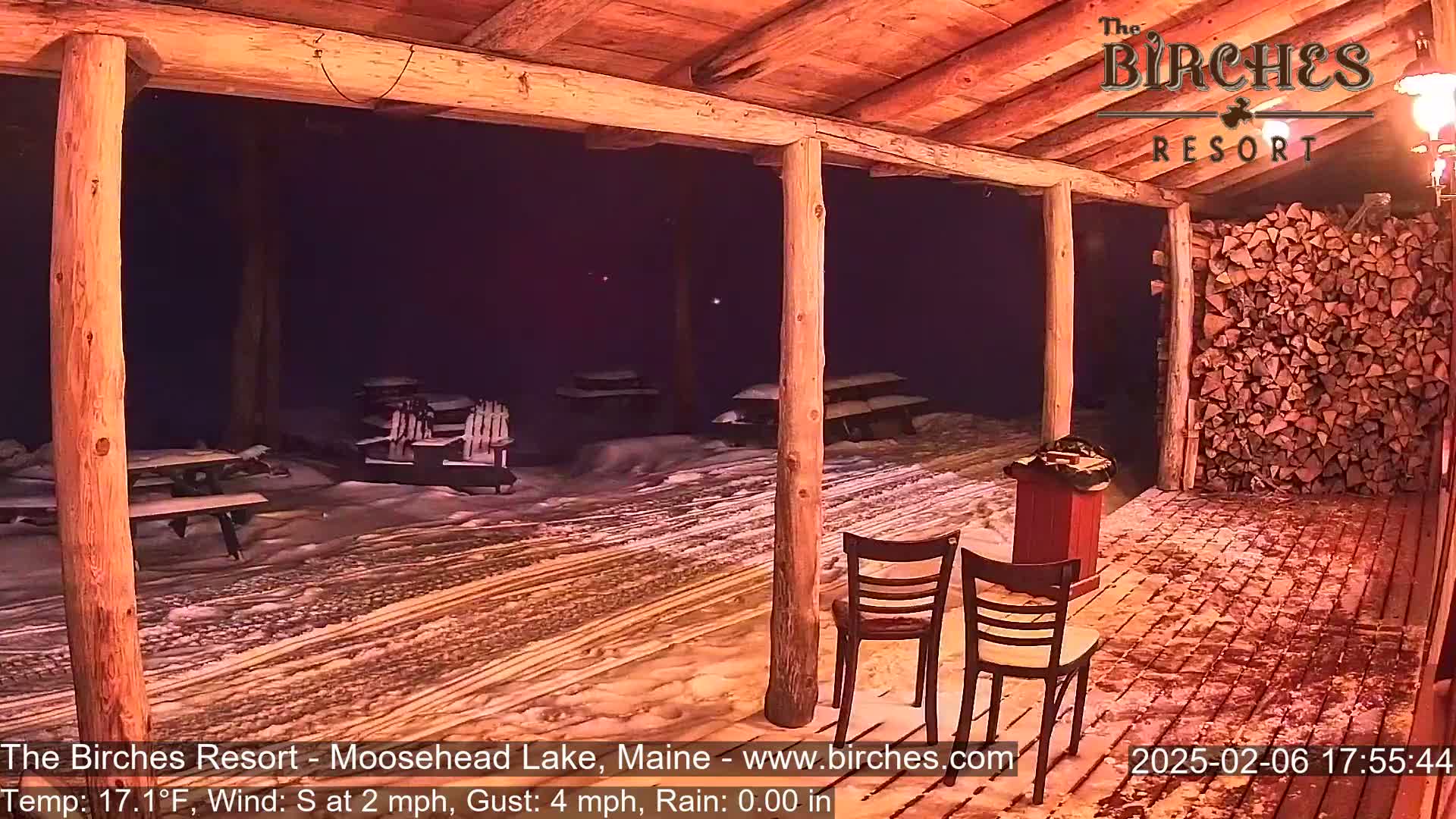 The Birches Resort, Moosehead Lake Live Cam - Rockwood, Maine, USA