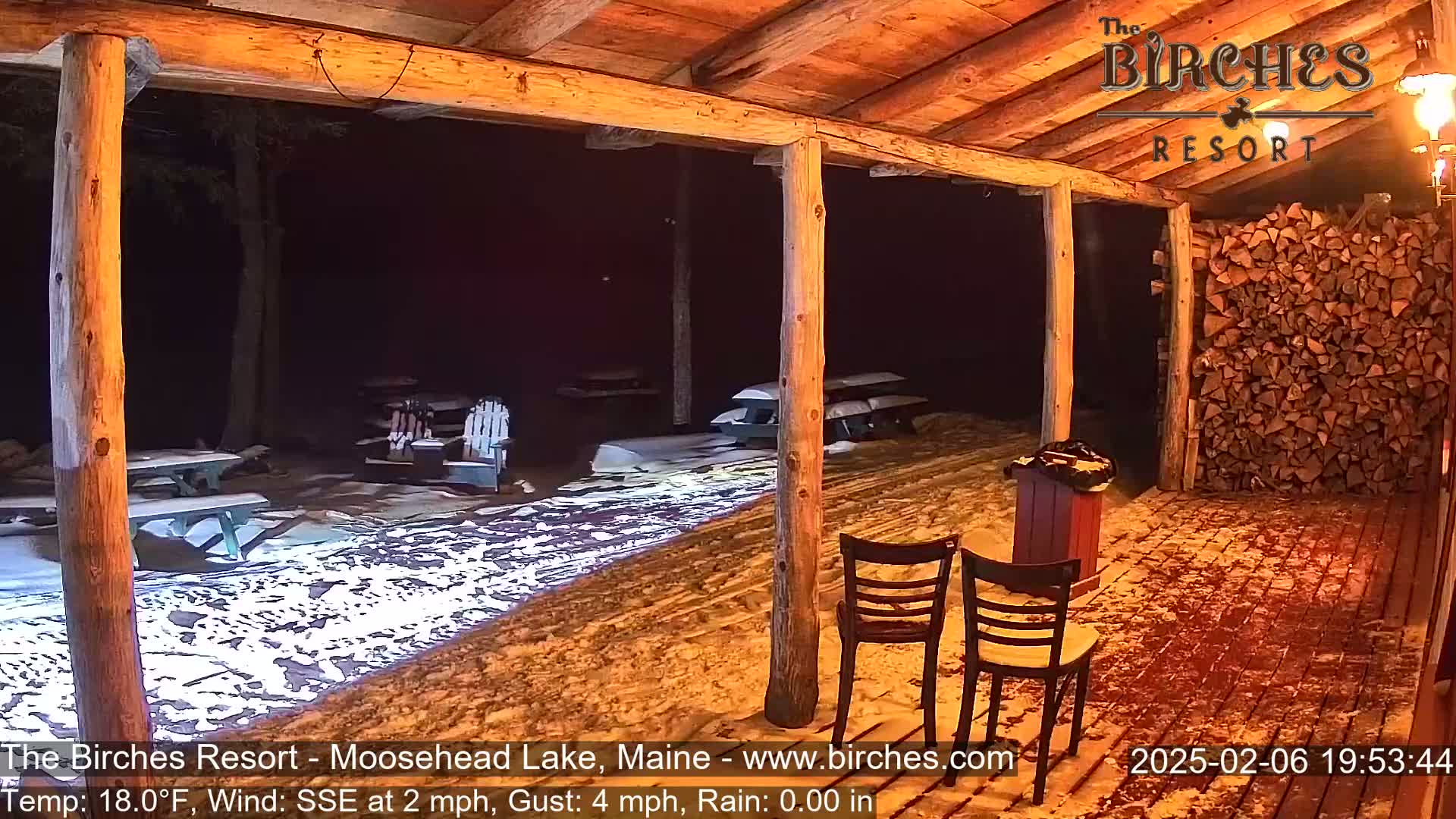 The Birches Resort, Moosehead Lake Live Cam - Rockwood, Maine, USA