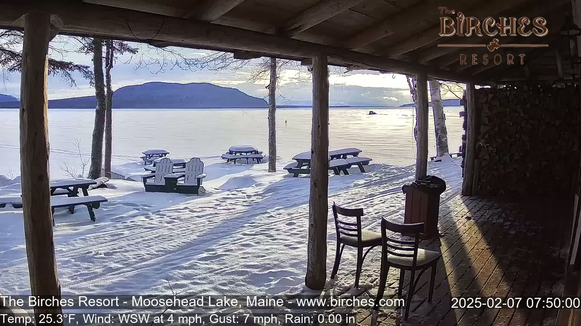 The Birches Resort, Moosehead Lake Live Cam - Rockwood, Maine, USA