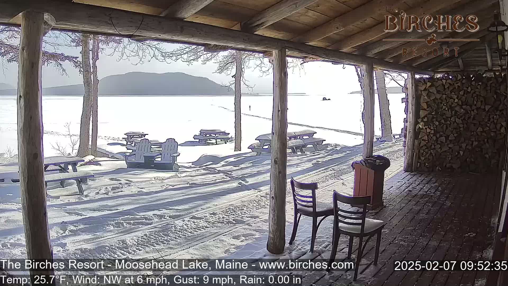 The Birches Resort, Moosehead Lake Live Cam - Rockwood, Maine, USA