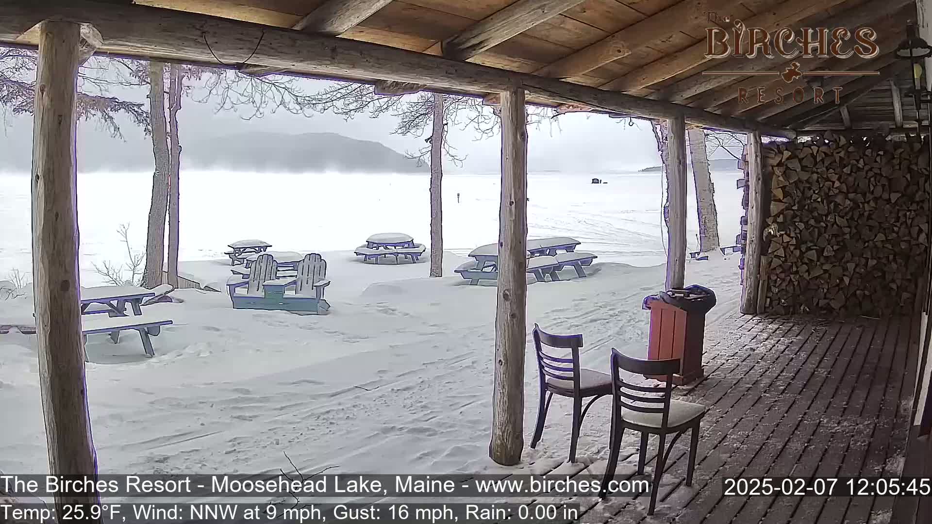 The Birches Resort, Moosehead Lake Live Cam - Rockwood, Maine, USA
